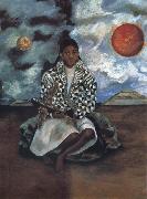 Frida Kahlo Portrait of Lucha Maria,a girl from Tehuacan china oil painting artist